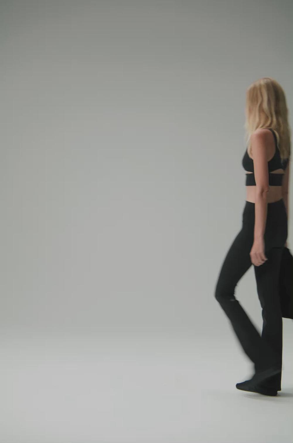 Sujetador Deportivo Alo Yoga Slit Mujer Negras | España  YENC-93876