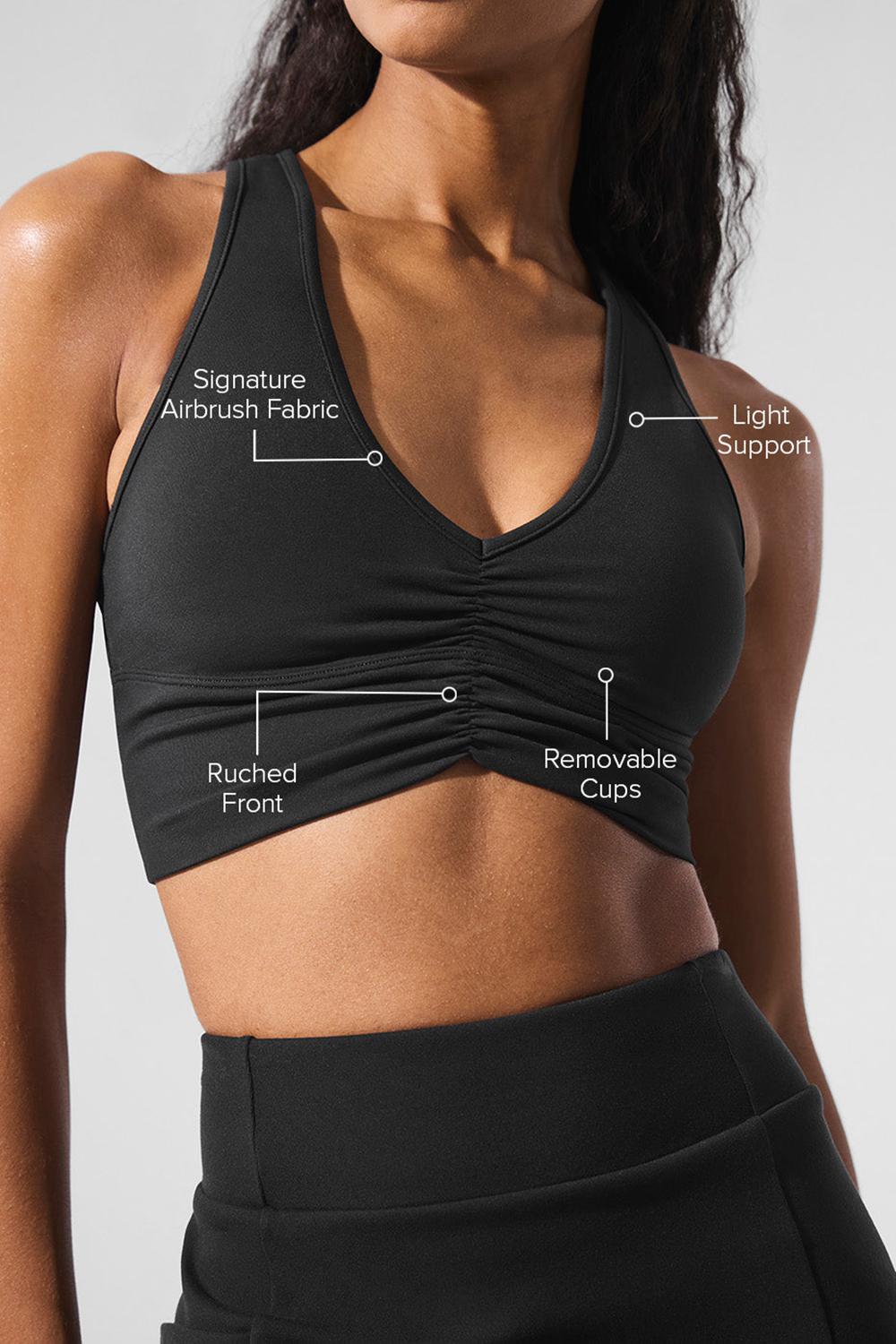 Sujetador Deportivo Alo Yoga Wild Thing Mujer Negras | España  KJDN-14659