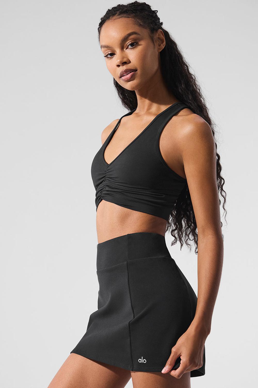 Sujetador Deportivo Alo Yoga Wild Thing Mujer Negras | España  KJDN-14659