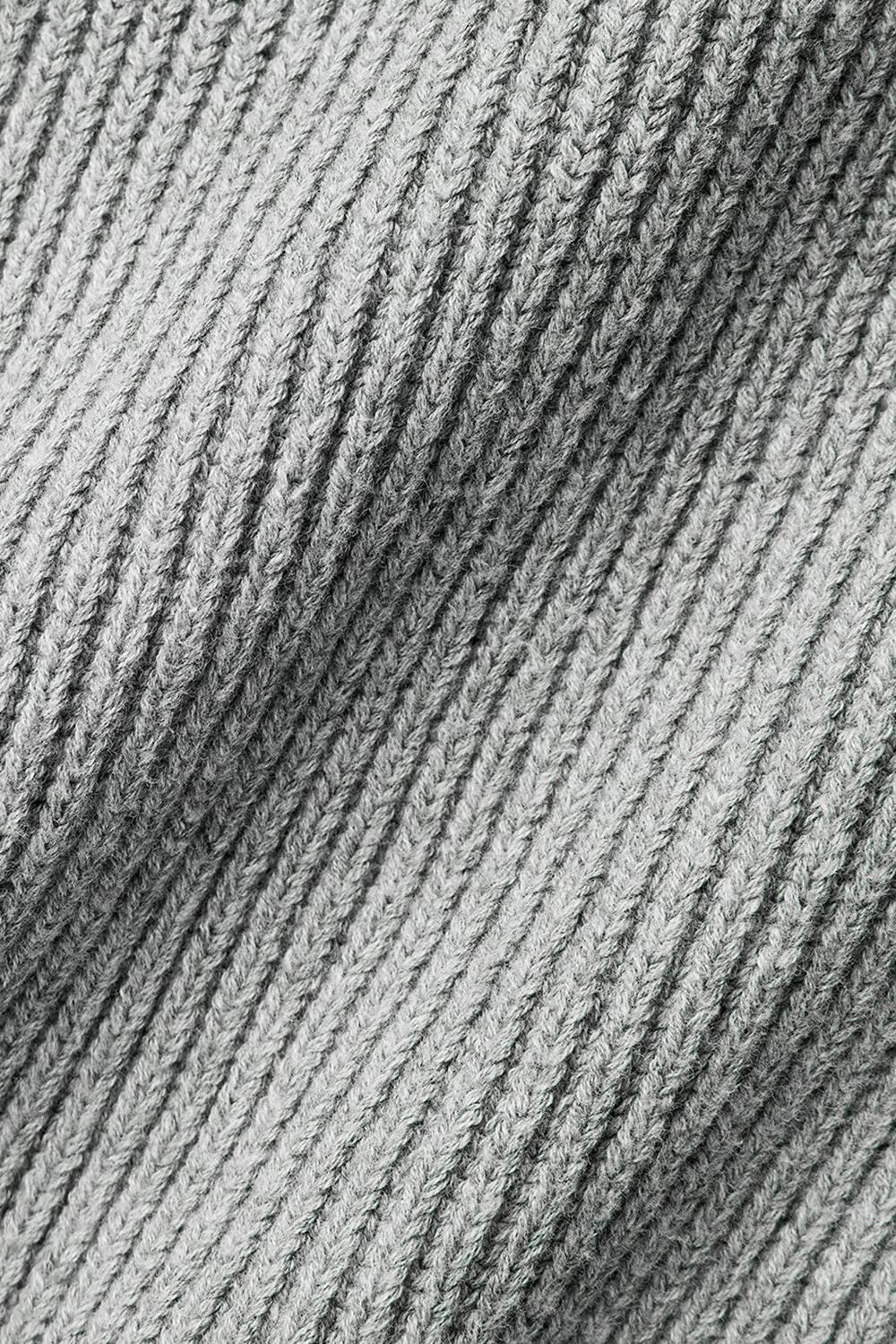 Suéteres Alo Yoga Domain Rib Knit Full Zip Hombre Gris | España  SQMZ-09234