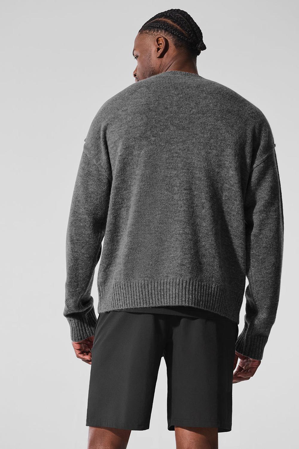 Suéteres Alo Yoga New Class Cashmere Crewneck Hombre Plateadas Gris | España  ANYU-75619