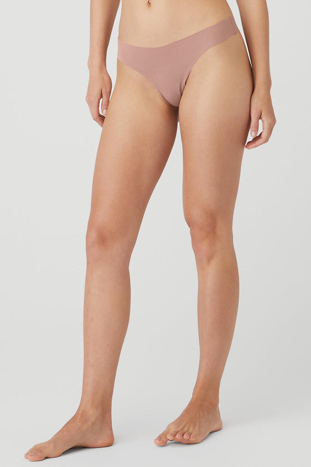 Tanga Alo Yoga Airbrush Invisible Mujer Smoky Quartz | España  JKLC-56732