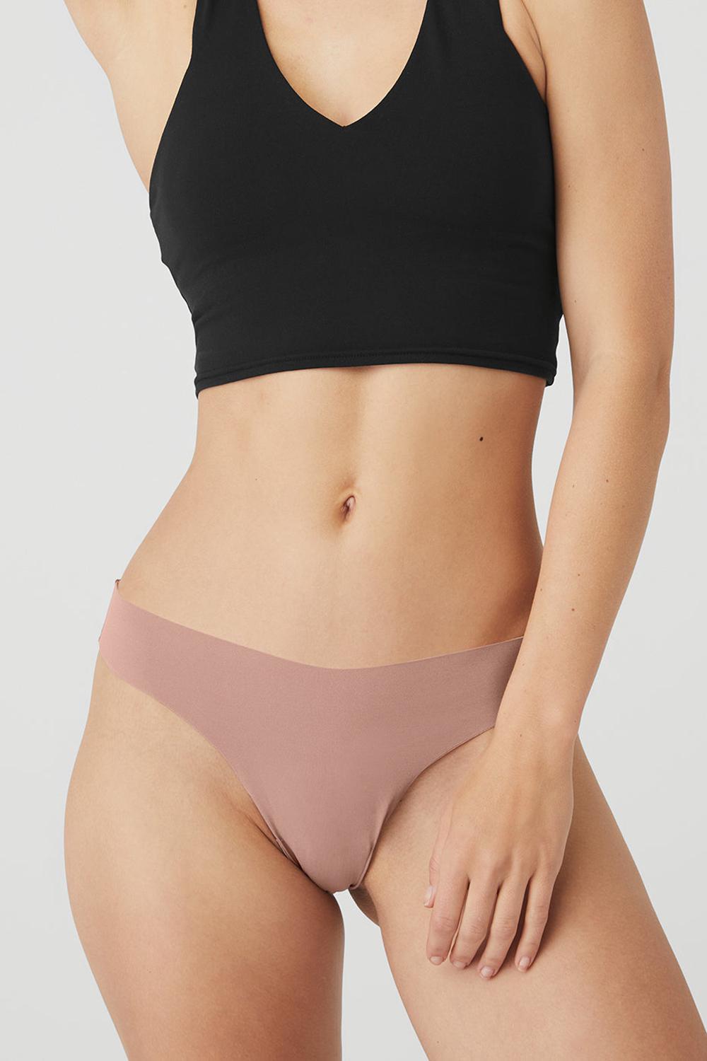 Tanga Alo Yoga Airbrush Invisible Mujer Smoky Quartz | España  JKLC-56732