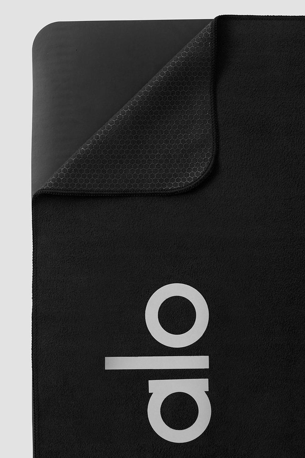 Toalla Alo Yoga Grounded No-Slip Hombre Negras | España  BLFU-60534