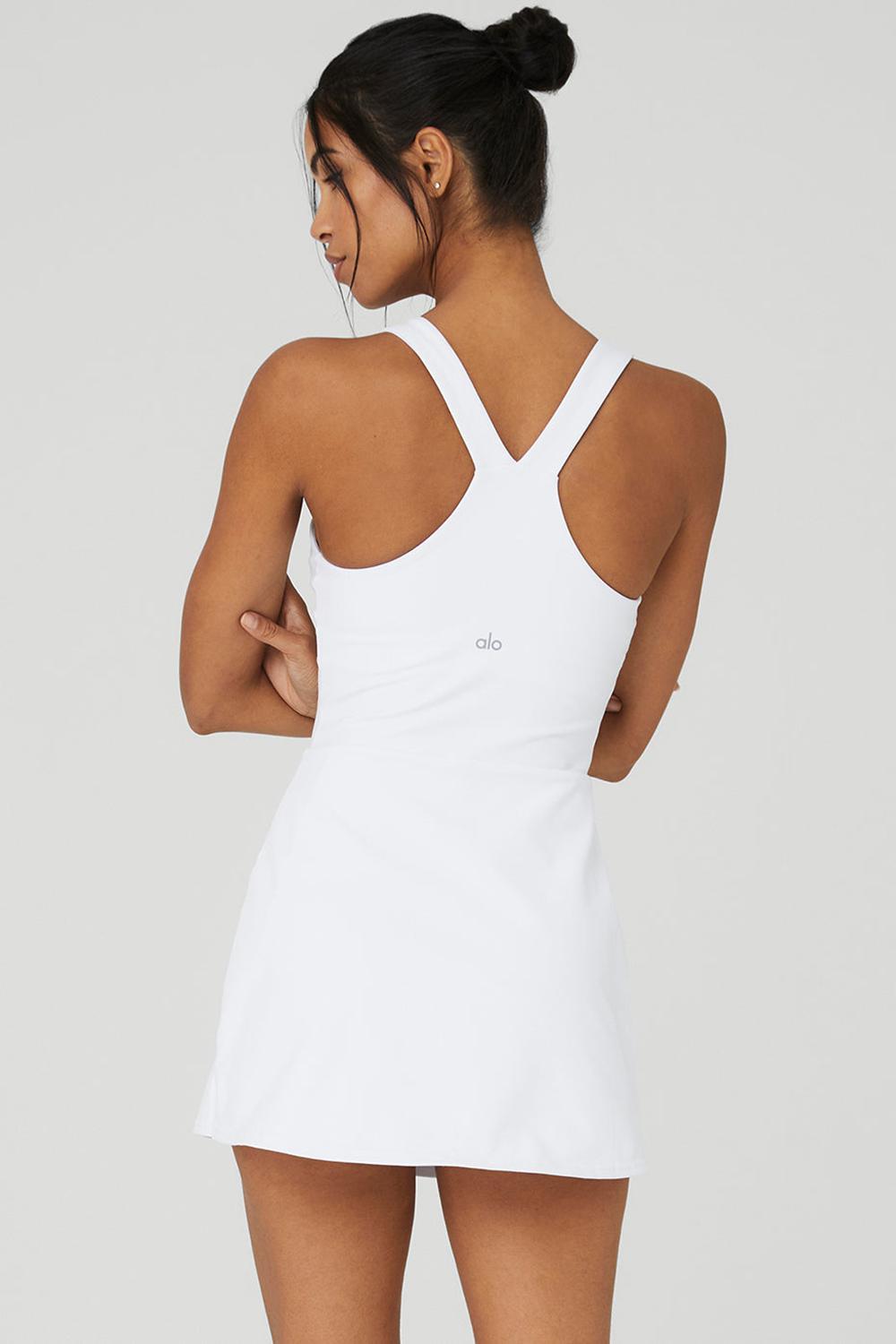 Vestido Alo Yoga Airbrush Real Mujer Blancas | España  EWCA-38491