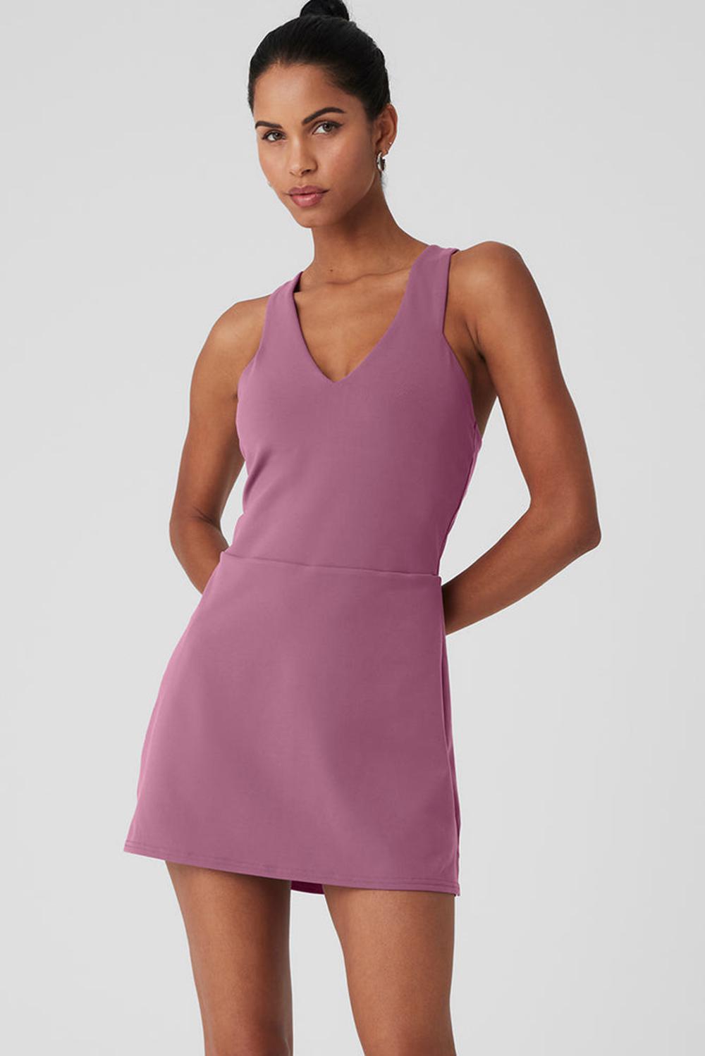 Vestido Alo Yoga Airbrush Real Mujer Soft Mulberry | España  KJNC-63921