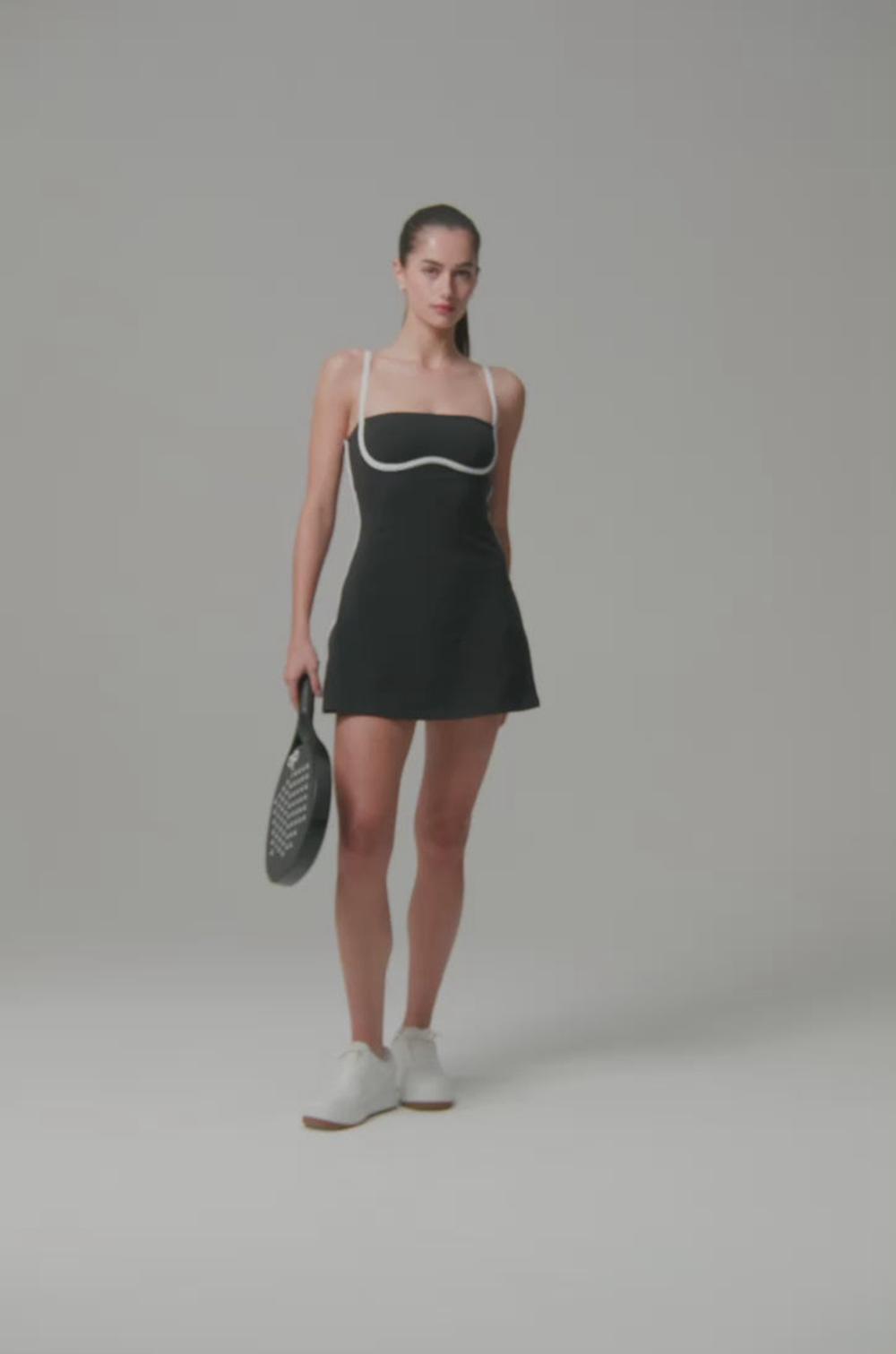Vestido Alo Yoga Airbrush Streamlined Mujer Negras Blancas | España  RWTE-36417