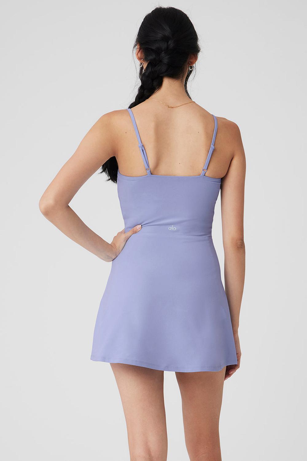 Vestido Alo Yoga Alosoft Courtside Tennis Mujer Azules | España  WXRZ-16754