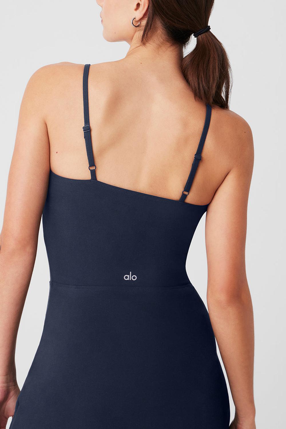Vestido Alo Yoga Alosoft Courtside Tennis Mujer Azul Marino | España  BHNT-20514