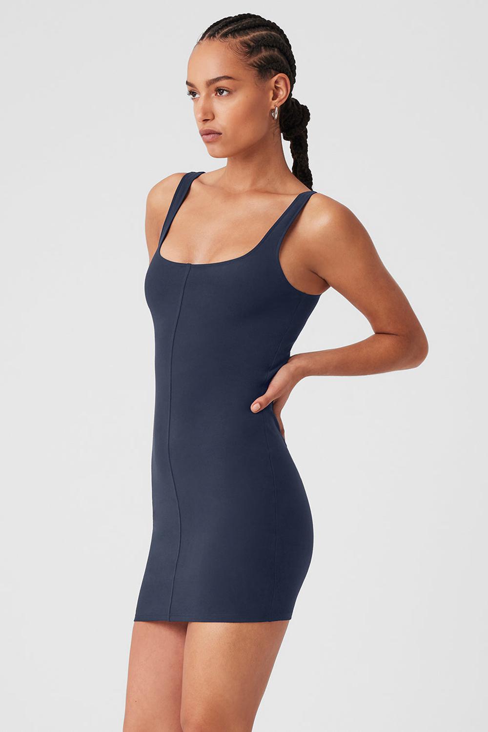 Vestido Alo Yoga Alosoft Head Start Mujer Azul Marino | España  PSDJ-94501