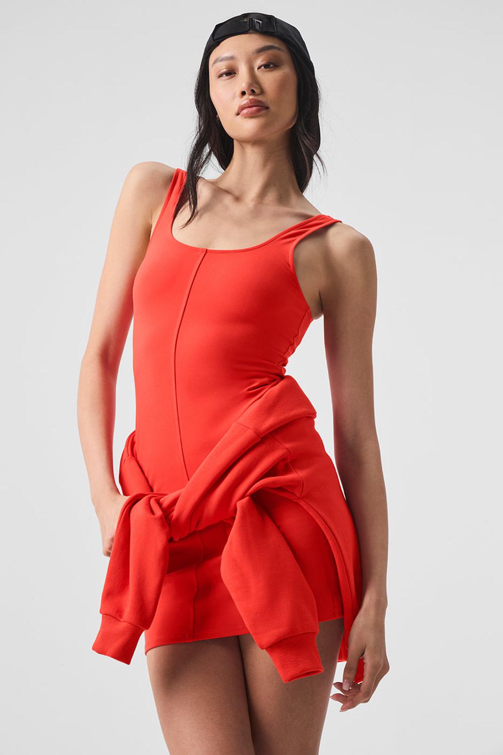 Vestido Alo Yoga Alosoft Head Start Mujer Rojas | España  RONK-42015