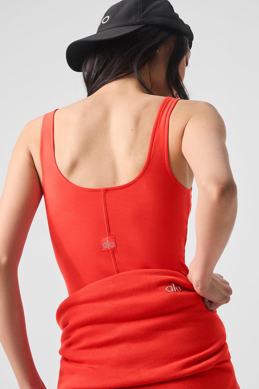 Vestido Alo Yoga Alosoft Head Start Mujer Rojas | España  RONK-42015