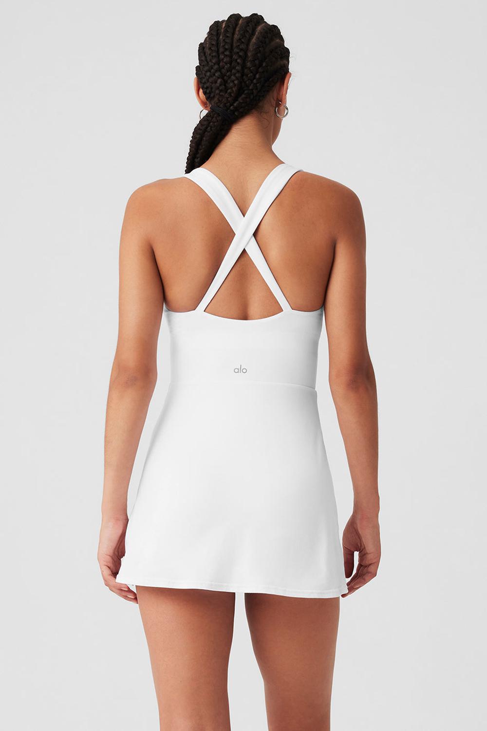 Vestido Alo Yoga Alosoft Showcase Mujer Blancas | España  AGNI-76059