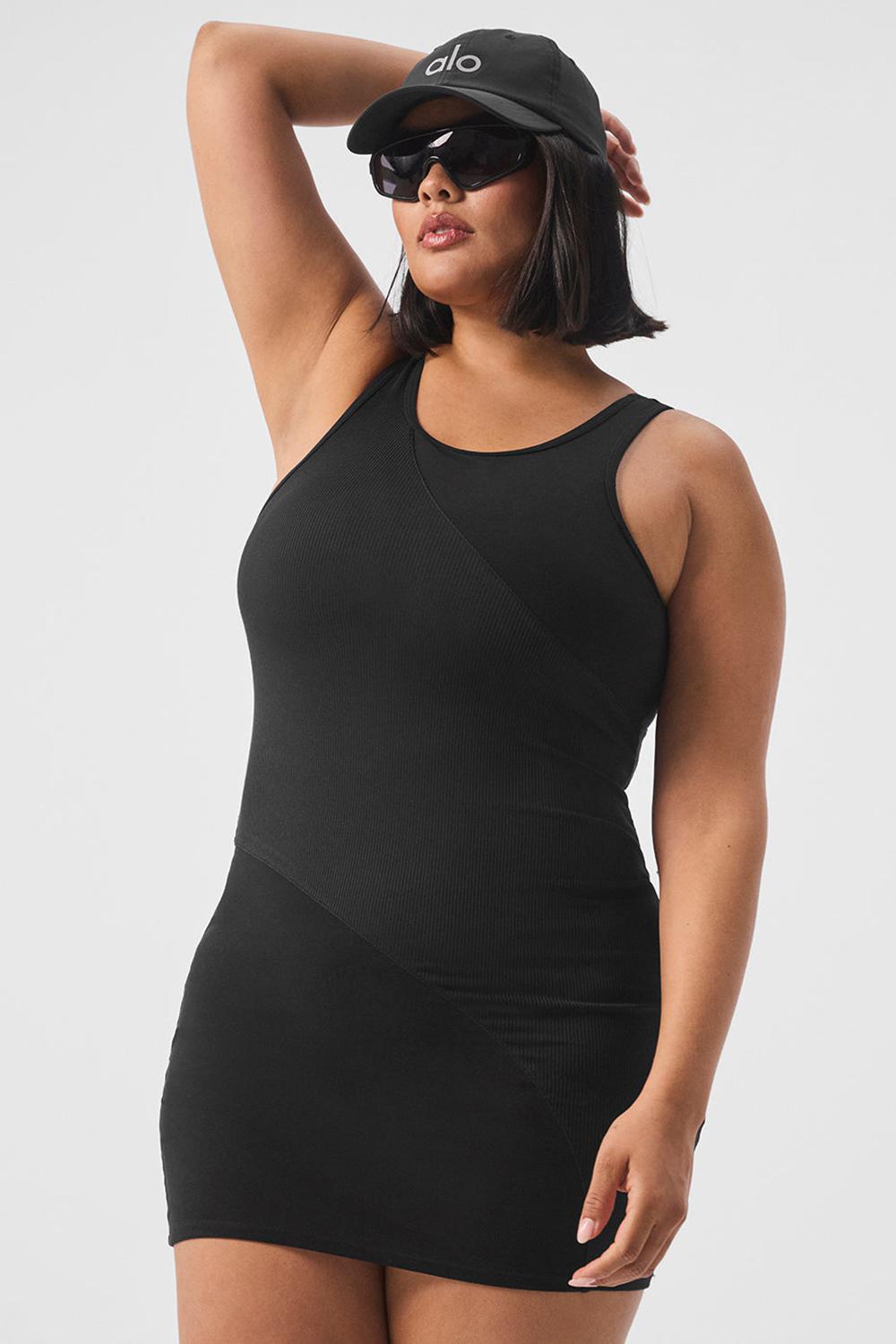 Vestido Alo Yoga Alosoft Sunbeam Mujer Negras | España  OUSD-25018