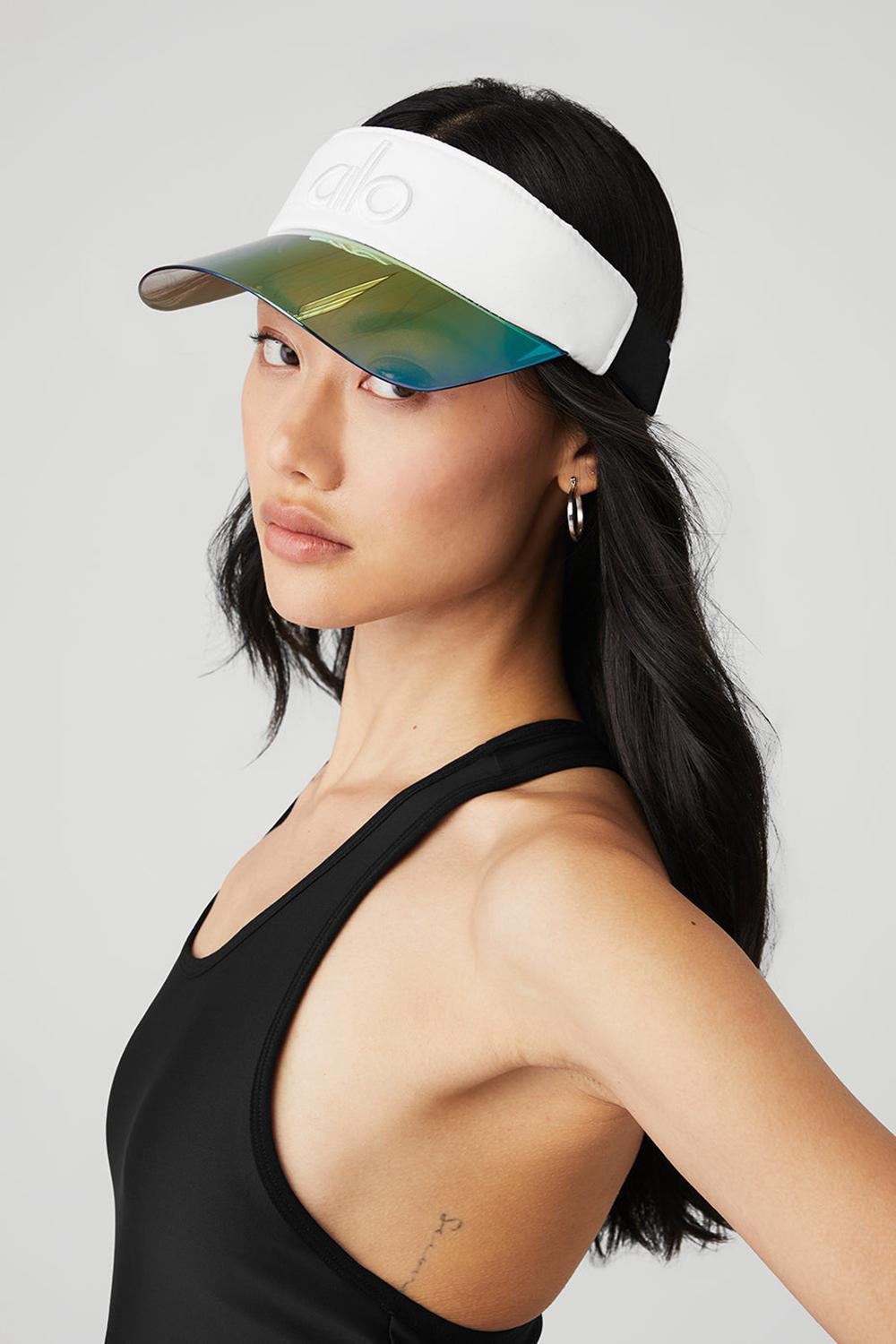 Visor Alo Yoga Airlift Solar Mujer Blancas | España  GXDJ-26974