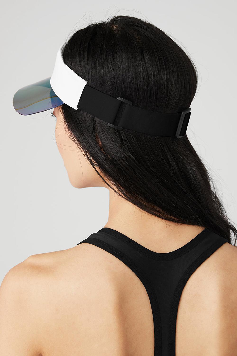 Visor Alo Yoga Airlift Solar Mujer Blancas | España  GXDJ-26974