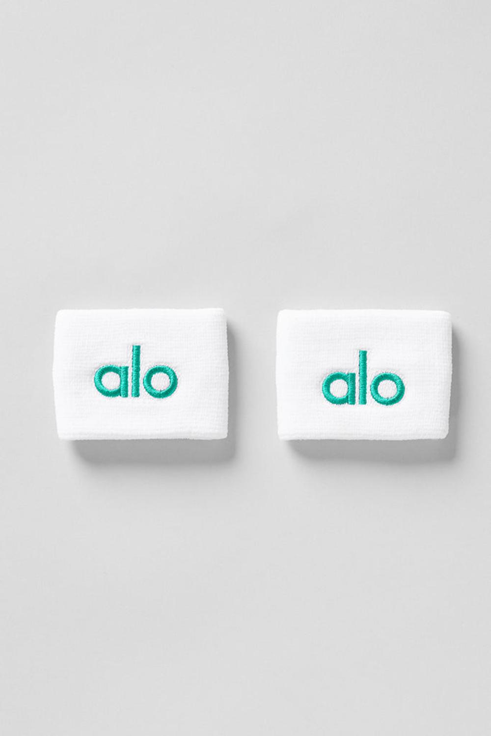 Wristband Alo Yoga Glow (2-Pack) Hombre Blancas Verde | España  HIRX-01987