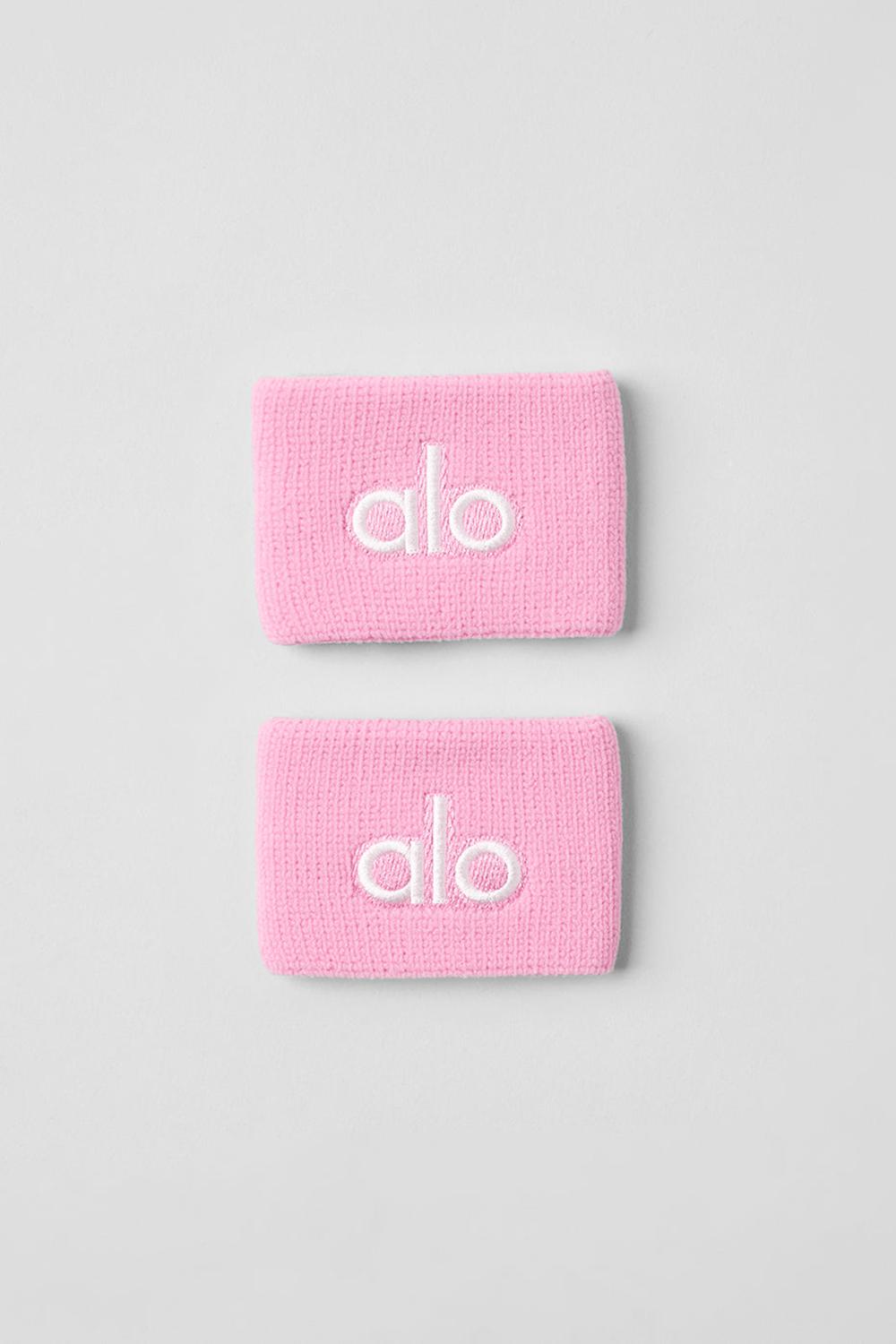 Wristband Alo Yoga Glow (2-Pack) Hombre Rosas Blancas | España  LJUK-06549