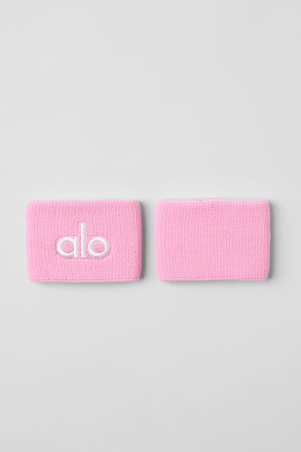 Wristband Alo Yoga Glow (2-Pack) Hombre Rosas Blancas | España  LJUK-06549