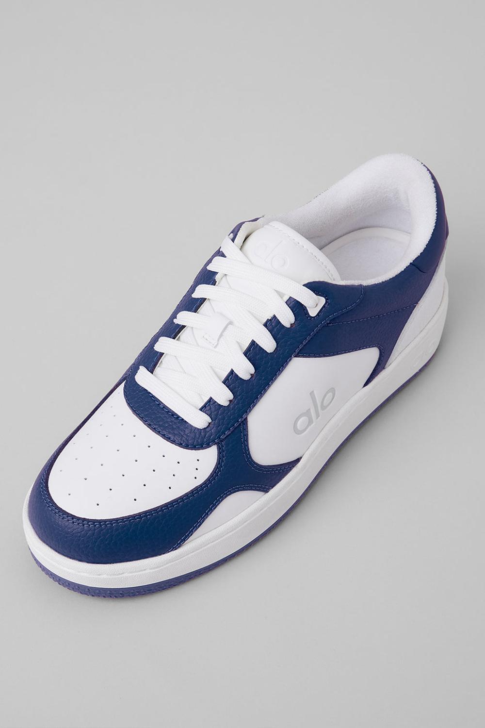 Zapatillas Alo Yoga Recovery Mode Mujer Azul Marino Blancas | España  WLBR-92815
