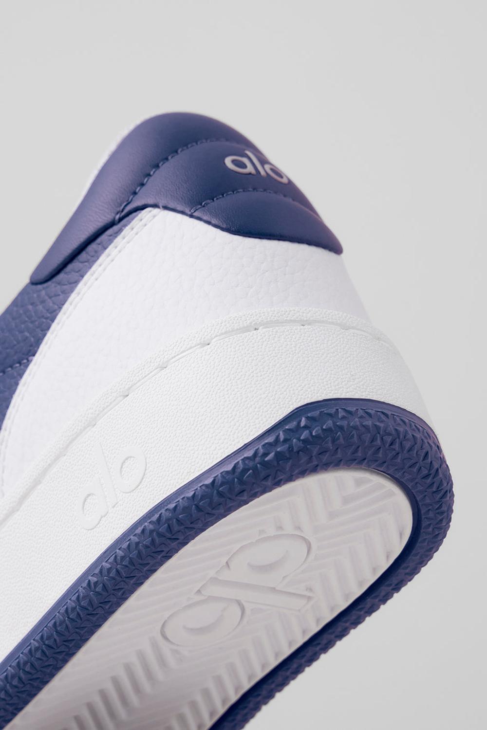 Zapatillas Alo Yoga Recovery Mode Mujer Azul Marino Blancas | España  WLBR-92815